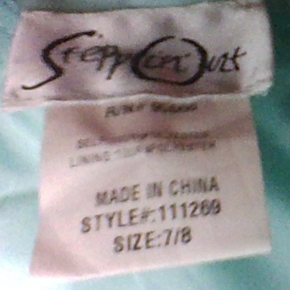 teal dress - Picture 5 of 5